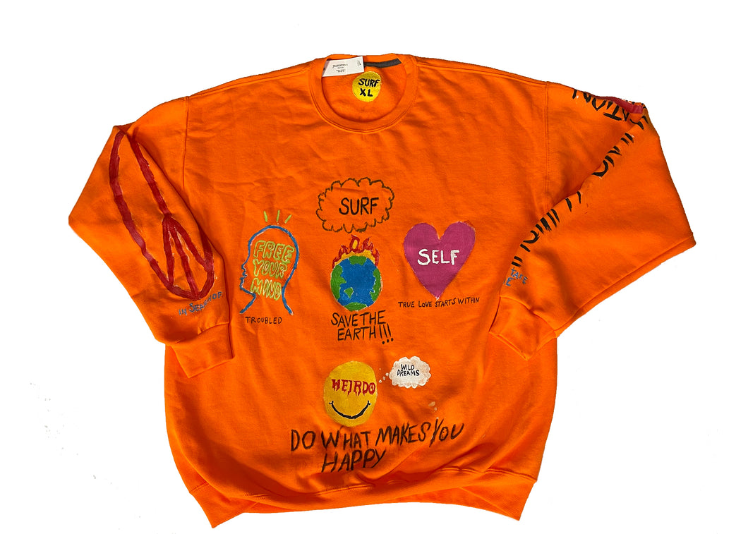 CUSTOM CREW NECK ORNG